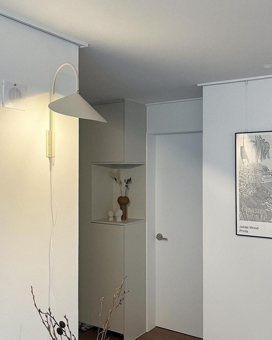 Alocasia Swivel Plug-In Wall Sconce with Adjustable Shade