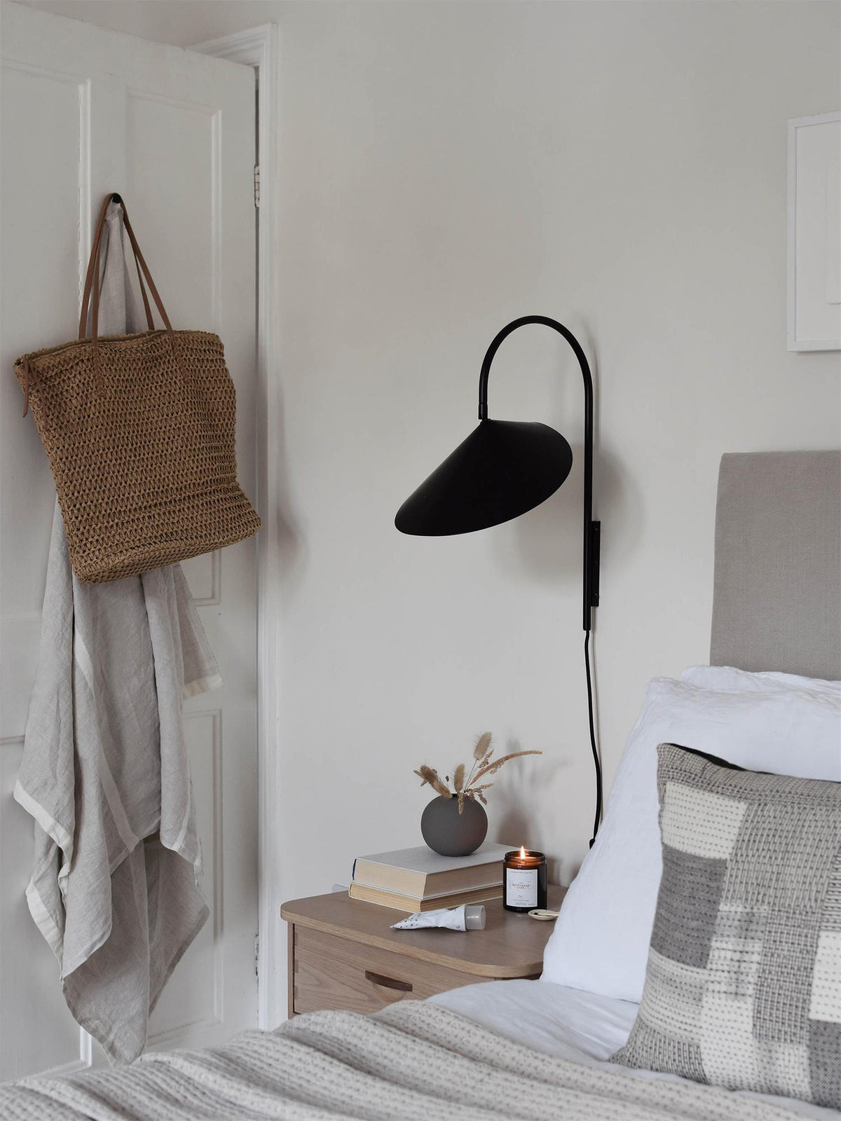Alocasia Swivel Plug-In Wall Sconce with Adjustable Shade