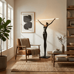 Ascend Sculptural Floor Lamp with Integrated LED Light
