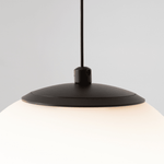 Asteris Multi-Globe Pendant Light – Opal Glass & Black Cord