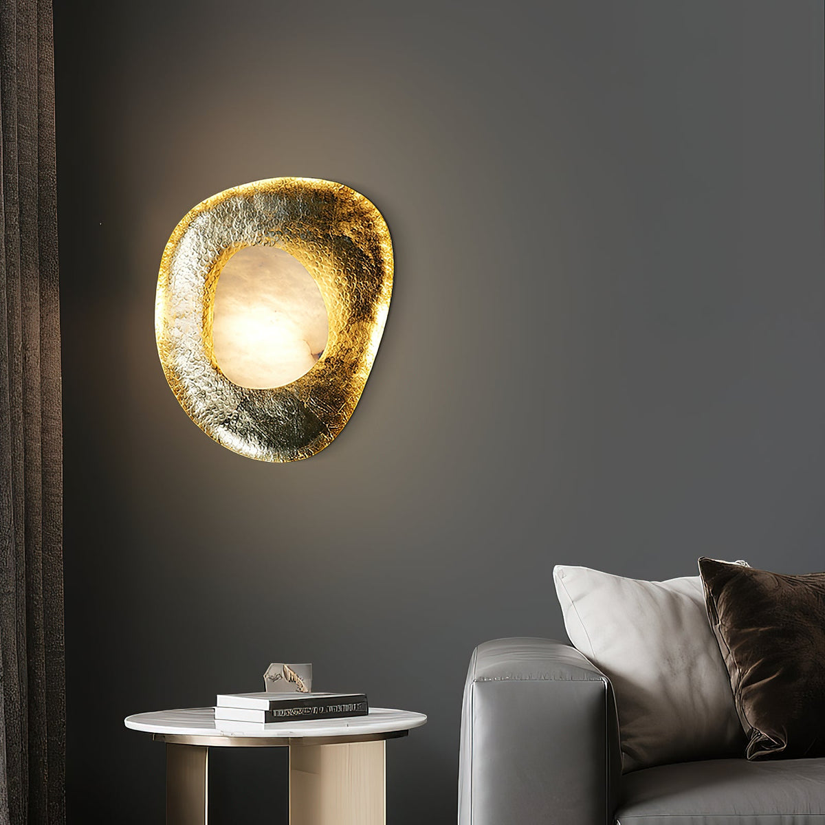 astoria-hammered-lotus-leaf-sconce