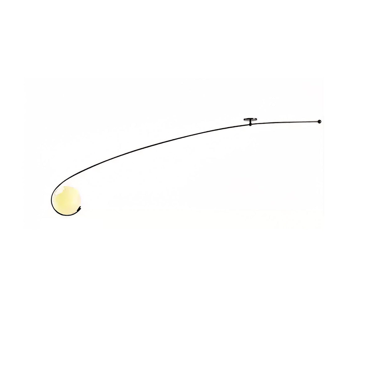Astral Curve Ceiling Light – Modern LED Flush Mount for Living Room & Bedroom
