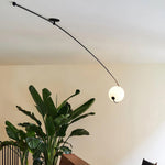 Astral Curve Ceiling Light – Modern LED Flush Mount for Living Room & Bedroom