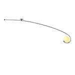 Astral Curve Ceiling Light – Modern LED Flush Mount for Living Room & Bedroom