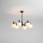 Astrid Modern Glass Globe Chandelier for Dining Room and Living Room
