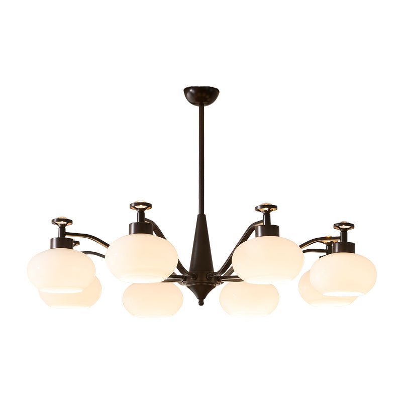 Astrid Modern Glass Globe Chandelier for Dining Room and Living Room