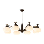 Astrid Modern Glass Globe Chandelier for Dining Room and Living Room