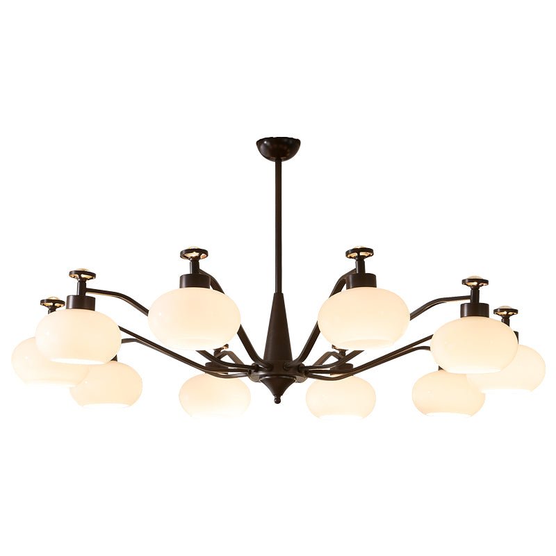 Astrid Modern Glass Globe Chandelier for Dining Room and Living Room