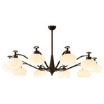 Astrid Modern Glass Globe Chandelier for Dining Room and Living Room