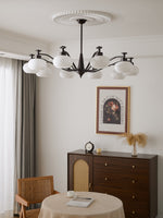 Astrid Modern Glass Globe Chandelier for Dining Room and Living Room