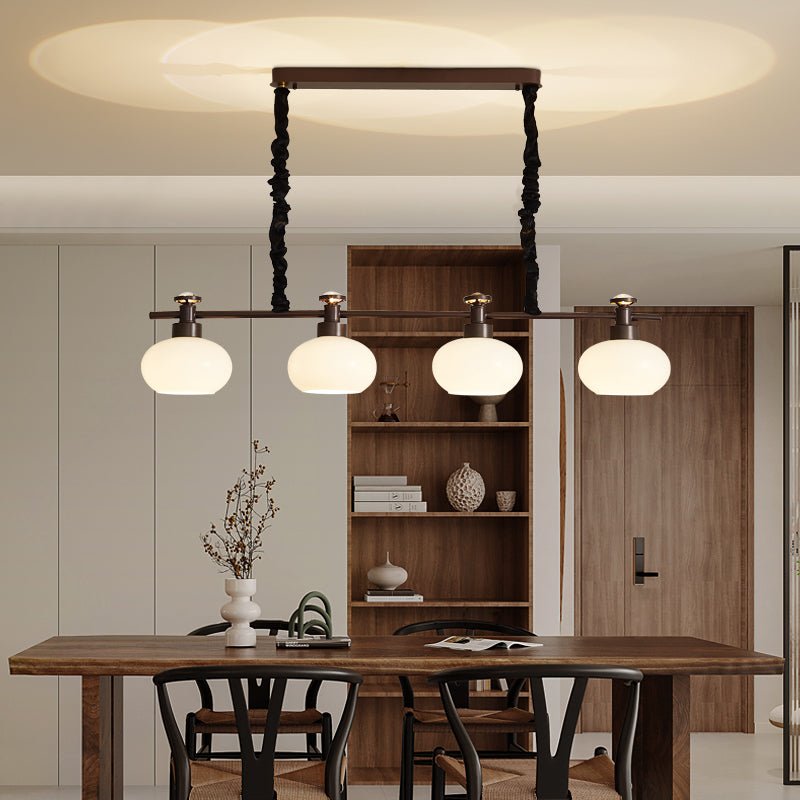 Astrid Modern Glass Globe Chandelier for Dining Room and Living Room