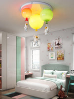Astronaut Balloon Flush Mount Ceiling Light – Glossy Designer Lamp