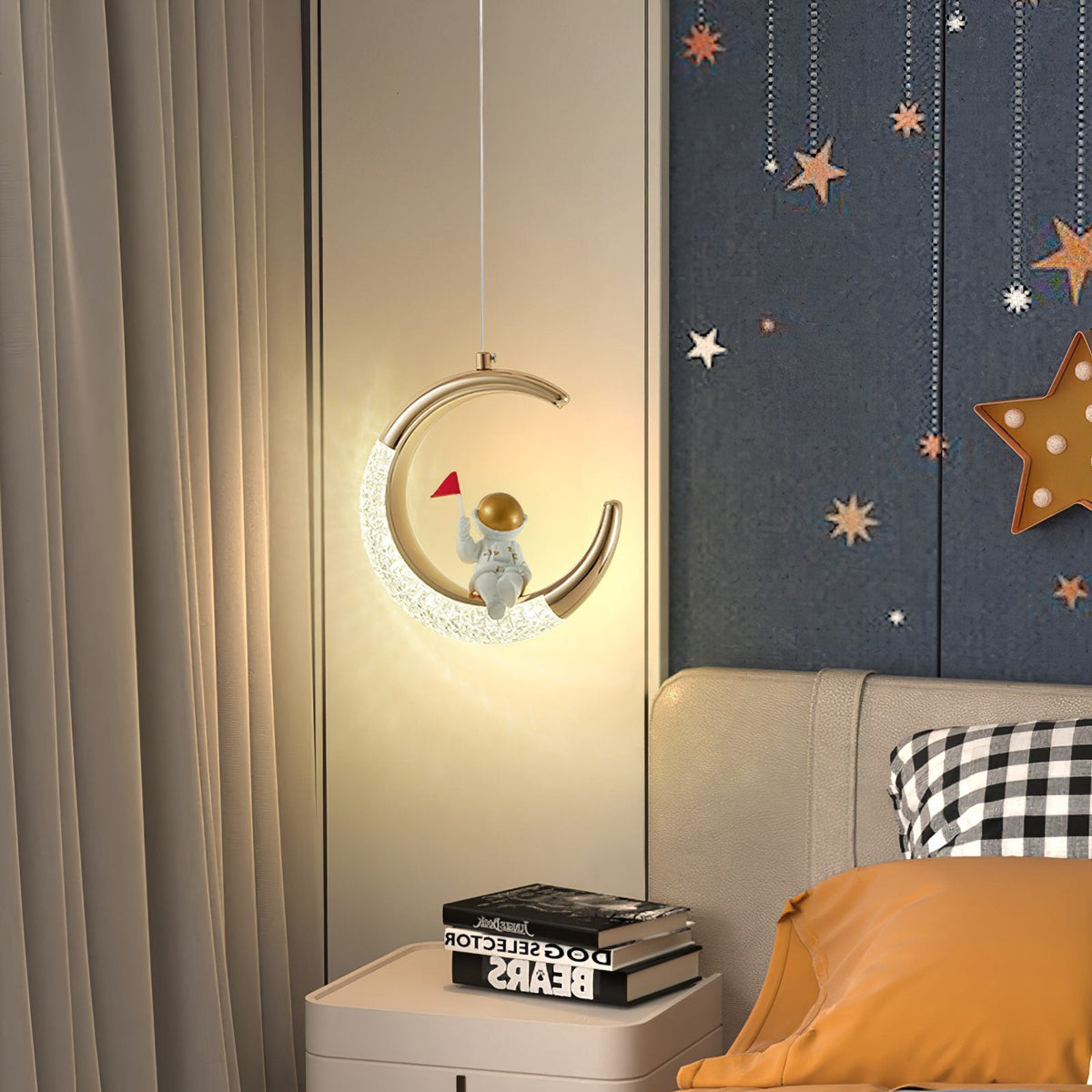 Astronaut Moon Pendant Lights