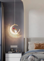 Astronaut Moon Pendant Lights