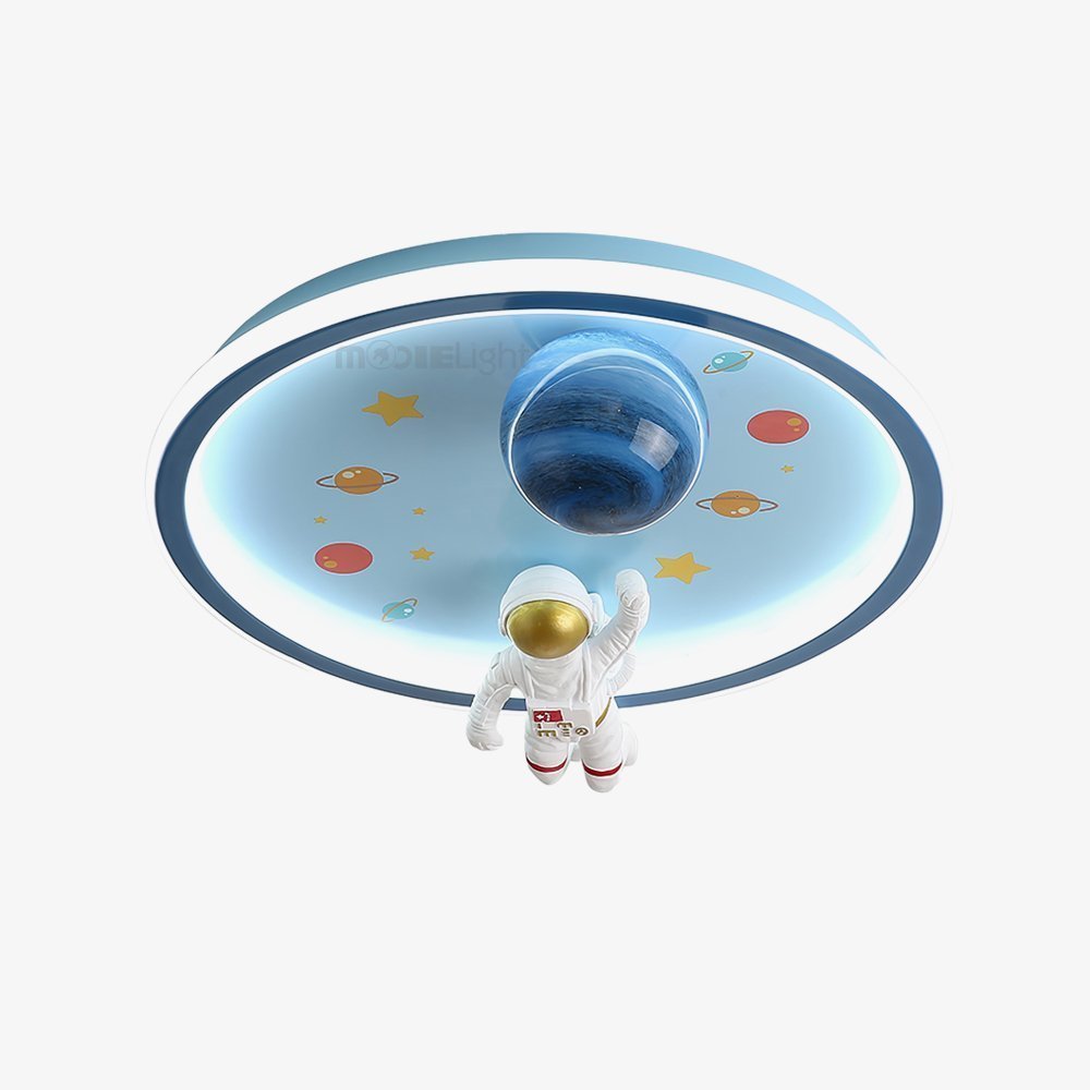 Astronaut Planet Ceiling Lamp