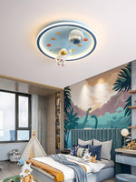 Astronaut Planet Ceiling Lamp