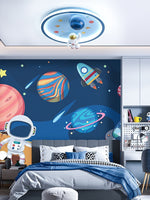Astronaut Planet Ceiling Lamp