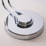 Domex Modern Desk Lamp with Chrome Accents and Integrated LED
