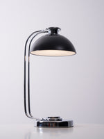 Domex Modern Desk Lamp with Chrome Accents and Integrated LED