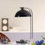 Domex Modern Desk Lamp with Chrome Accents and Integrated LED