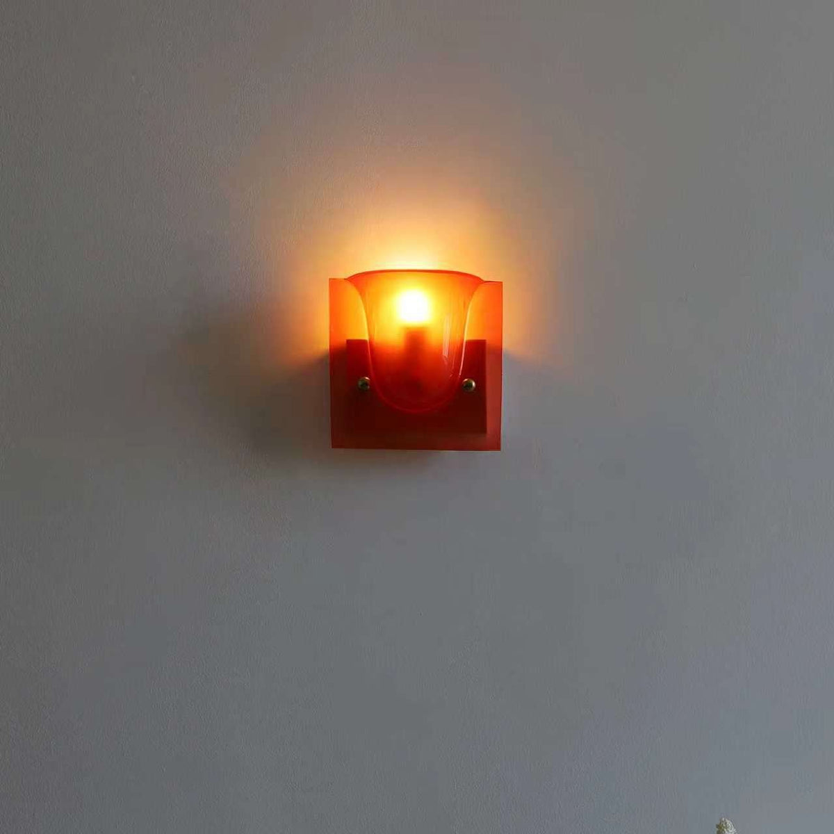 Aura Melt Sculptural Resin Wall Sconce in Lime Green, White, or Deep Red