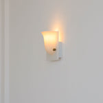 Aura Melt Sculptural Resin Wall Sconce in Lime Green, White, or Deep Red