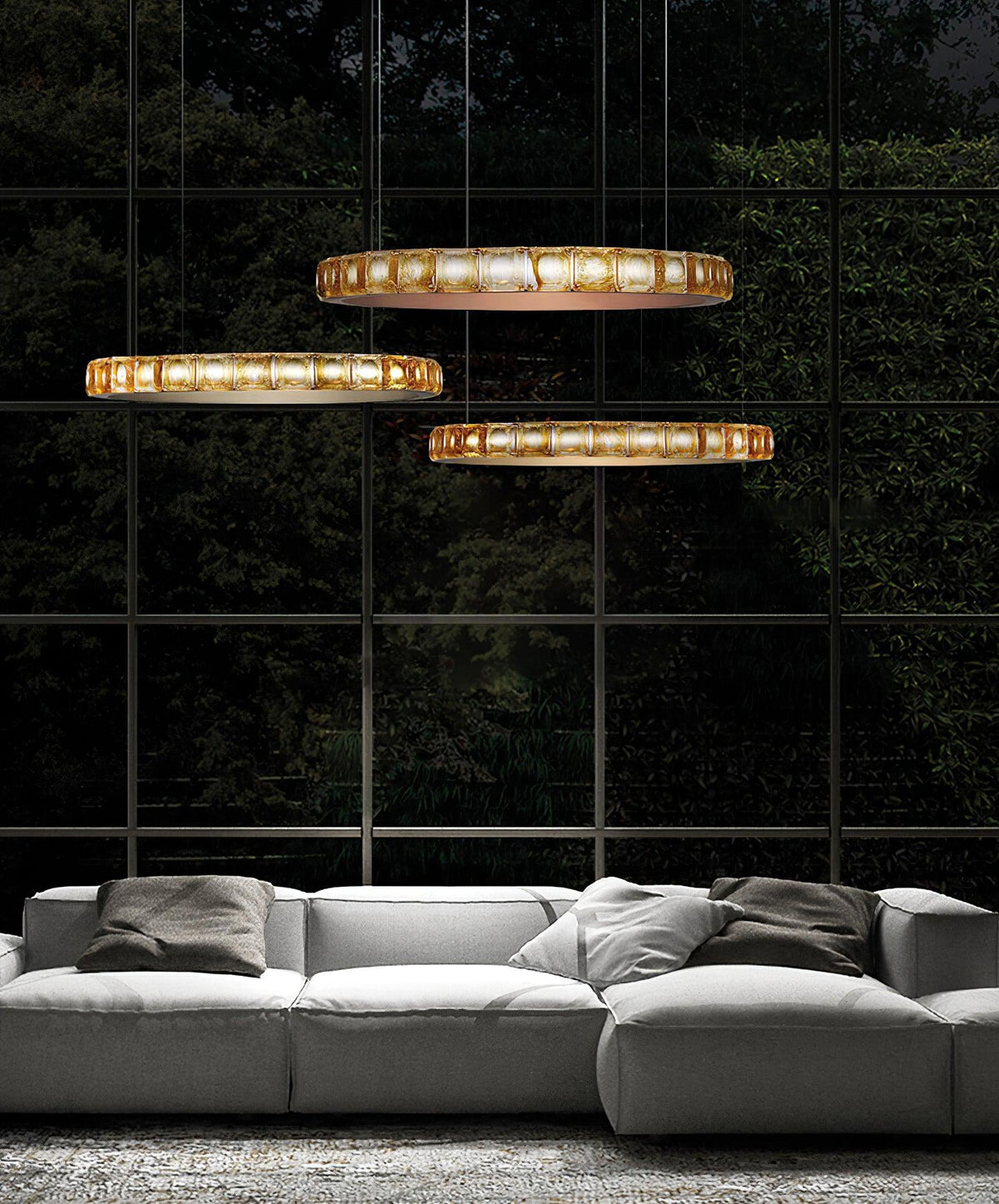 Aura Ring Chandelier - ailampplus