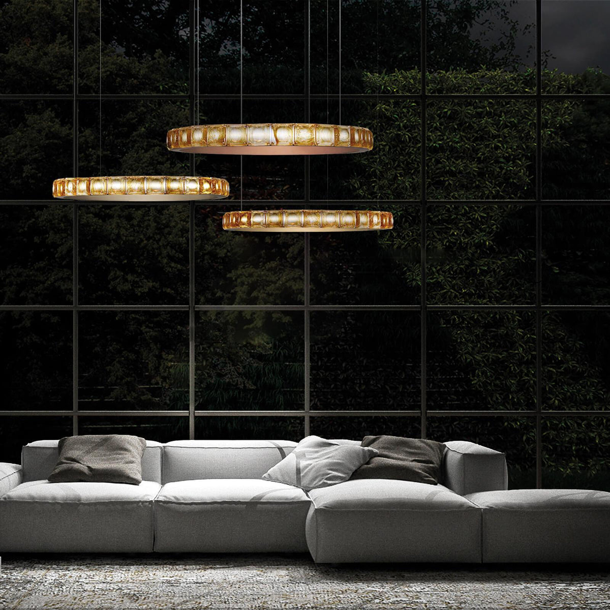 Aura Ring Chandelier - ailampplus