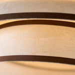Auralyn Pendant Light – Sculptural Fabric Shade with Bronze Accents