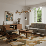 Aurelia Globe Chandelier – Modern Glass & Gold Pendant Light for Dining Room