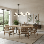 Aurelia Globe Chandelier – Modern Glass & Gold Pendant Light for Dining Room