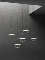 Aurelia Disc Pendant Light – Modern Brass LED Ceiling Lamp