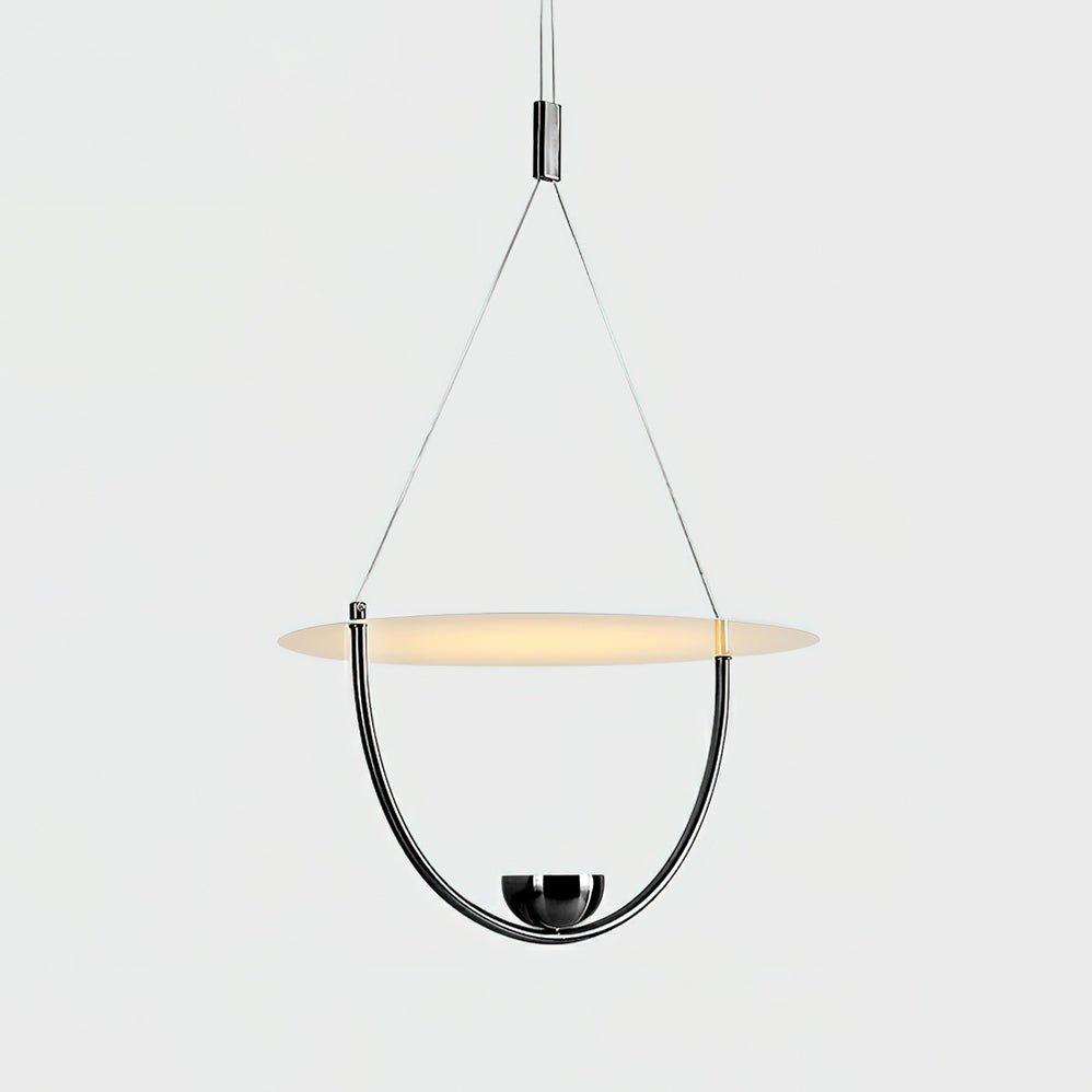 Aurelia Disc Pendant Light – Modern Brass LED Ceiling Lamp