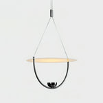 Aurelia Disc Pendant Light – Modern Brass LED Ceiling Lamp