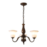Aurelia Fleur Modern Glass Chandelier for Dining Room and Living Room