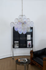Aurelia Iridescent Glass Chandelier – Modern Murano-Inspired Pendant Light