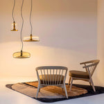 Aurelia LED Pendant Light – Modern Glass & Metal Hanging Lamp for Dining Room and Living Room