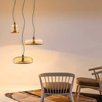 Aurelia LED Pendant Light – Modern Glass & Metal Hanging Lamp for Dining Room and Living Room