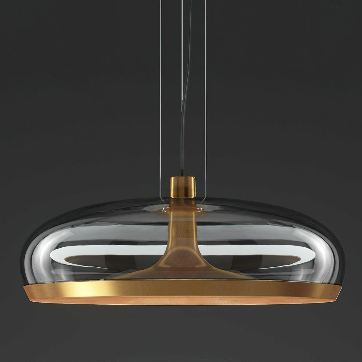 Aurelia LED Pendant Light – Modern Glass & Metal Hanging Lamp for Dining Room and Living Room