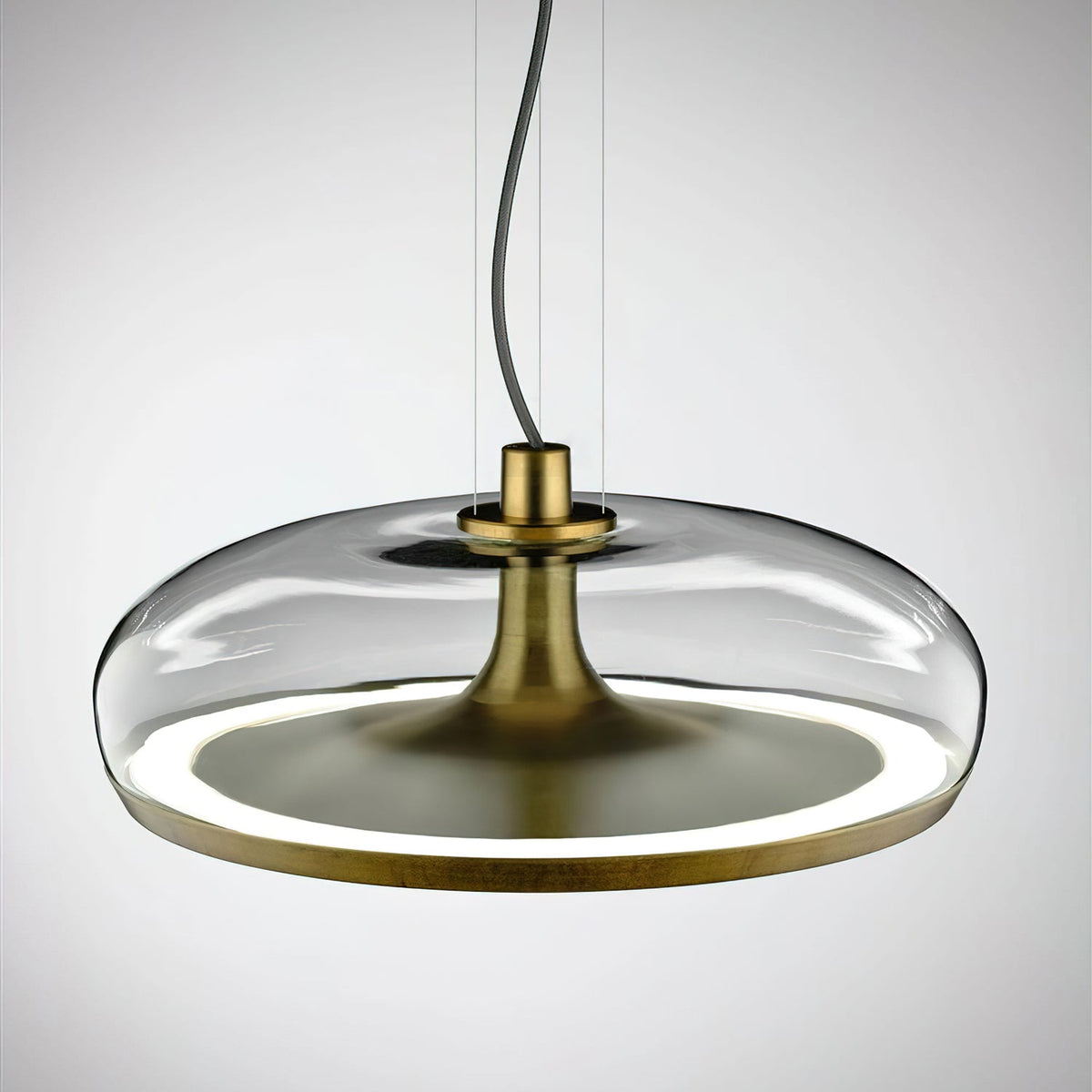 Aurelia LED Pendant Light – Modern Glass & Metal Hanging Lamp for Dining Room and Living Room