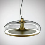Aurelia LED Pendant Light – Modern Glass & Metal Hanging Lamp for Dining Room and Living Room