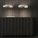 Aurelia LED Pendant Light – Modern Glass & Metal Hanging Lamp for Dining Room and Living Room