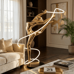Aurelia Ribbon Dancer Sculptural LED Floor Lamp