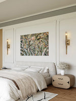Aurelian Sculpted Alabaster Wall Sconce in Copper