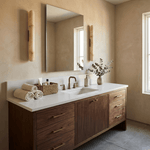Aurelia Slim Alabaster Linear Wall Sconce — Natural Stone LED