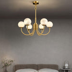 Aurelian Alabaster Globe Chandelier