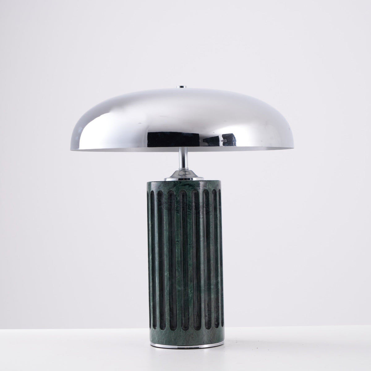 Aurelio Dome Table Lamp with Marble Base – Modern Sculptural Lighting