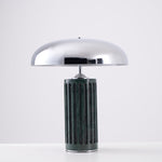 Aurelio Dome Table Lamp with Marble Base – Modern Sculptural Lighting