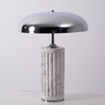 Aurelio Dome Table Lamp with Marble Base – Modern Sculptural Lighting