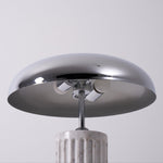 Aurelio Dome Table Lamp with Marble Base – Modern Sculptural Lighting